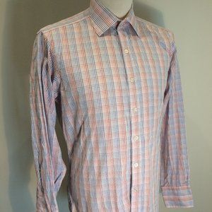 Turnbull & Asser Size 16 41 Tattersal Check Shirt